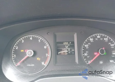 2012 Volkswagen Jetta 2.0L S из США, поврежденный, VIN 3VW2K7AJ3CM049680